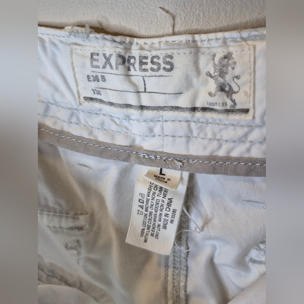 Express White Drawstring Pants - Picture 6 of 11